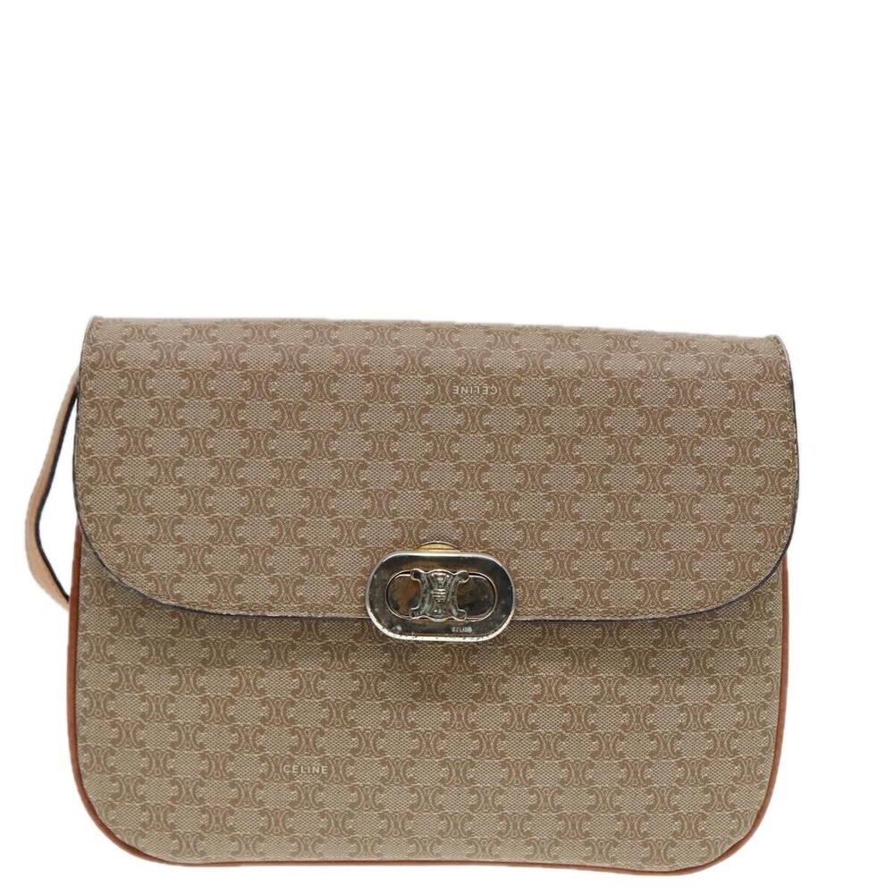 Celine Vintage Macadam Canvas and Leather